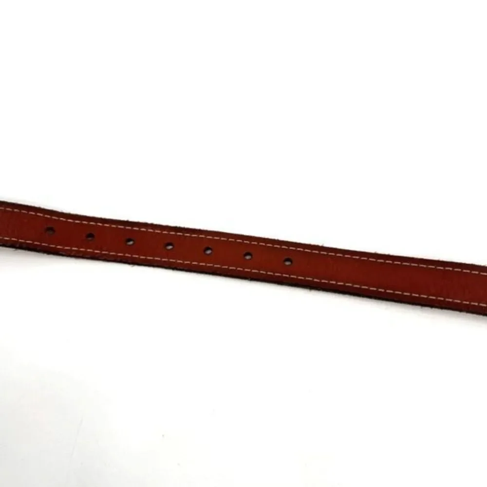 Carhartt Brown Leather Belt Medium Boys Unisex Youth‎ Kids Size 6/7